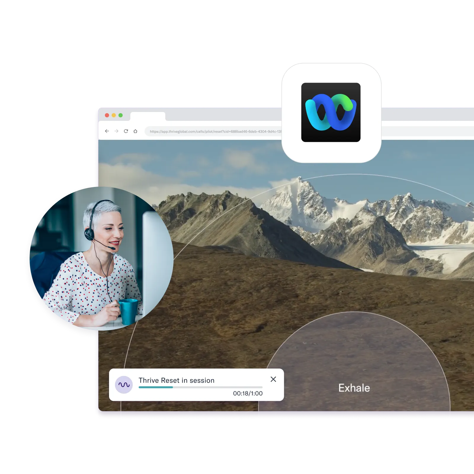 The Thrive Platform drives productivity through well-being.